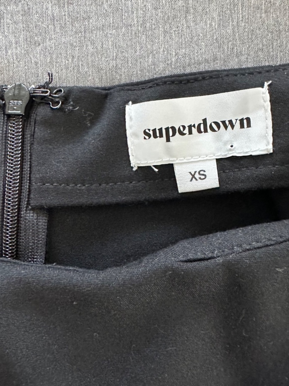 Superdown Revolve Women's XS Aaleyah Two Tone Wrap Skort Black/White Preppy Boho - Picture 4 of 9